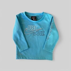 Nike Baby Dri Fit Long sleeve blue‎ shirt